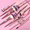 Los Pinceles de Maquillaje Biyouyi con Patente de Cepillo Único Brilliant Queen, Pincel para Polvos, Pincel para Sombras de Ojos y Pincel para Rubor Son un Éxito de Ventas en Amazon