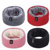 Conjunto de Bufanda Cálida Tejida Coreana Unisex Algodón Lana Bufanda de Invierno para Mujer Conjunto para el Cuello para Pareja Bufanda de Invierno Tipo Jersey
