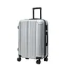 Maleta de viaje con ruedas de ABS de gran capacidad con cerradura de combinación 20/24 pulgadas, maleta de viaje con cremallera de alto valor de color, ruedas universales
