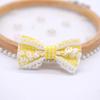 Accesorios de lazo para niñas, hechos a mano, de encaje a cuadros, semiacabados, para el cabello, zapatos y calcetines.