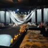 Decoração de Teto Finalizada para Casamento Auditório de Casamento Pingente de Lantejoula Prateada Cortina de Palco Franja Peça Redonda Cortina Decorativa para Caminho