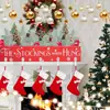 25 Nuevas Decoraciones Navideñas Transfronterizas con Base Roja de Madera y Ganchos de Hierro para Hogar y Empresa, Regalos de Navidad