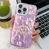Capa de Celular com Furo Fino Galvanizado e Argola IMD Adequada para Apple 16Promax Película da Lente 15 Pena 14 Pregas 13