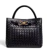 Bolso de Mano Tejido con Cuerda Metálica Hecho a Mano Transfronterizo para Mujer, Bolso de Mano y Bolso Cruzado con Hebilla de Mariposa