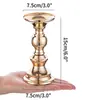 Candelabros de Boda Electrochapados en Oro y Plata, Accesorios de Boda, Decoración del Hogar, Adornos de Velas de Hierro Estilo Occidental, Estilo Ins