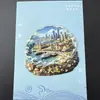 Pegatinas para cajas acrílicas planas en stock de diversas regiones del país, recuerdos de ciudades turísticas, regalos culturales y creativos, estilo personalizado, uso universal
