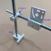 Soporte Optoelectrónico de Aleación de Aluminio Soporte Ajustable para Sensor Optoelectrónico Tipo Estándar Universal Soporte Optoelectrónico