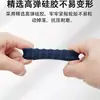 Cubiertas protectoras de silicona para ruedas de equipaje reducen el ruido, cubiertas de ruedas silenciosas para maletas de carrito