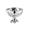 Copo de Sorvete de Aço Inoxidável Criativo Copo de Bolo Pudim Taça de Champanhe para Cocktail Copo de Sobremesa