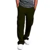 Tendencia Transfronteriza Europea y Americana Primavera y Otoño Versátil Tendencia Deportiva Resistente al Desgaste Ropa de Trabajo Pantalones Largos para Hombre Casual Multibolsillos Pierna Recta