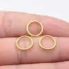 12x 12mm 0.3g multicolor DIY vintage aleación de zinc accesorios para joyería círculo de anillo colgante