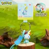 Chaveiro Criativo de Desenho Animado Pingente Boneca Pequena Coelho Brotando Pintura Famosa Boneca Requintada Chaveiro de Carro Atacado