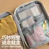 Bolsa de aseo simple para mujer, para baño, viaje, fitness, portátil, transpirable, con drenaje, bolsa de almacenamiento, bandolera de malla, bolsa de cosméticos