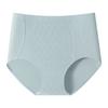 Ropa interior de algodón puro para mujer, talla grande, cintura alta, caderas grandes, seda morera 7a, antibacteriana, transpirable y sin marcas.