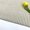 Tecido listrado tingido em fio de linho e algodão para primavera e verão, macio, respirável, algodão, roupas infantis, vestido, camisa feminina, tecido listrado