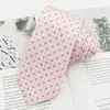 Corbatas de Seda para Hombre al por Mayor en Stock, Estilos Primavera y Verano, Tejido Jacquard Formal de Negocios Casual Corbatas de Seda de Morera, 7 cm