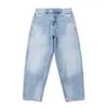 Beijie Moda Masculina 2026 Outono Novo Simples Básico Calça Jeans Lavada Masculina Retro Solta Casual Perna Reta
