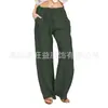 2026 Em Estoque Site Independente Transfronteiriço Wish Aliexpress Timu Calças Casuais Masculinas Cor Sólida Largas Respiráveis Esportivas Longas