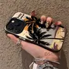 Funda para iPhone 15 Pro árbol de coco 15 láser 14 Apple 13 resistente a caídas 11XsMax dura 78plus