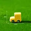 Decoraciones de letreros de coche, vehículo y transporte de paisaje en miniatura para dioramas, accesorios de bricolaje y adornos de escenas en miniatura