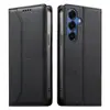 Adequado para capa de couro business Samsung S26, capa flip, capa de telefone antiderrapante, suporte antifurto Samsung S23, capa de telefone antiqueda