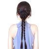 Trenzas de Peluca para Mujer Ins Clip de Cola de Caballo Baja Acabado Artificial Natural Trenza Larga de Doble Torcido Trenzas de Peluca Cola de Caballo