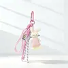 Llavero de muñeco de león y oso lindo relleno de tela colgante para mochila bolsa escolar de estudiante llavero de conejo pequeño femenino