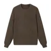 Tricô de Gola Redonda com Ponto Grosso Masculino Outono e Inverno 2025 Novo Estilo Solto Preguiçoso Estilo Japonês Retrô Top de Tricô para Usar por Baixo