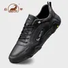 Zapatos de Hombre Gongyang Colección Otoño 2026: Zapatos Casuales de Cuero con Suela Blanda para Uso Diario y Viajes, Planos Versátiles para Hombre