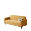Sofá perezoso para apartamentos pequeños, sofá de tela para sala de estar en casa, sofá cama para casa de alquiler, sofá doble moderno de lujo ligero