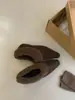 Zapatos retro de mujer de nicho estilo francés, nuevos modelos de otoño e invierno, forrados de felpa, cálidos zapatos peludos sin cordones, zapatos de algodón