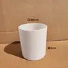 Copo de Vidro Transparente Personalizado para Vela Copo Vazio Decoração de Sala de Estar Frasco de Aromaterapia Copo para Vela de Soja Suporte de Vela de Cristal