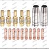 Conjunto de 17 peças de acessórios para pistola de solda MIG15AK MB15AK de fronteira, bico de contato, manga protetora, biela