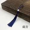 Punta con Borla con Perlas de Simulación Accesorios Hechos a Mano diy Material Punta Colgante Borla para Ropa Estilo Chino