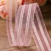 Hilo de nieve a rayas gruesas con accesorios para el cabello coreanos material de lazo DIY hecho a mano Sombrero de paja Ropa Ramo Accesorios de Embalaje