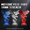 Adesivos para tanque de motocicleta, adesivos 3D em relevo de espinha de peixe, adesivos protetores resistentes a arranhões para tanque de motocicleta