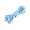 Corda Elástica de Nylon Colorida de 2mm Cordão Redondo Acessórios para Joias DIY Laços de Cabelo Feitos à Mão Faixas de Cabelo Elásticos