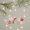 Decoraciones de Navidad, Colgantes Creativos de Navidad, Artesanías de Madera Navideñas Xmas para Hogar Restaurante Colgantes para Puerta