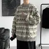 Ropa de punto cálida para otoño e invierno para hombre, estilo japonés Ins, marca de moda, estilo retro de Hong Kong, holgada, casual, de moda, tops de punto para parejas