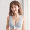 Calcinha de Maternidade de Algodão Puro com Botões Frontais do Fabricante Sem Aros Sexy Push-Up Respirável Anti-Flacidez Tamanho Grande Sutiã de Amamentação