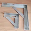 Soporte de Ángulo Galvanizado Soporte Triangular para Tubería Soporte Fijo Soporte en Spray Estante de Ángulo de Acero