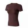 Roupas Esportivas para Fitness e Corrida, Respiráveis, de Secagem Rápida, Ajustadas ao Corpo, Afuniladas na Cintura, Casuais, Versáteis, Largas, Emagrecedoras, Roupas de Yoga de Manga Curta