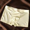 Calzoncillos Bóxer Antibacterianos para Niños con Refuerzo de 10A, Transpirables, Suaves, Ropa Interior de Seda Helada sin Marcas, Lujo Accesible de Satén para Hombre, Ropa Interior para Hombre