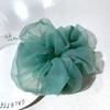 Anillo para el cabello grande de organza de color brillante, lazo grande, niña coreana, celebridad de internet, nueva moda, accesorios para el cabello de ala ancha europeos y americanos
