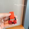 Anillo para el pelo Ancora Rojo Infantil Lazo de Polo Cuerda para la Cabeza de Amor no lastima para Mujer Bebé Tendón de Goma Pequeño Anillo para Cola de Caballo