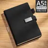 Cuaderno Espesor A5 con Logo Personalizado en Páginas Interiores y Portada, Libro de Registro para Reuniones de Trabajo de Oficina, Bloc de Notas B5