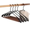Organizador Recomenda Cabides de Madeira de Faia para Uso Doméstico, Antiderrapantes, Racks para Pendurar Roupas sem Marcas, Cabides Classe para Adultos para Secar Roupas