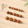 Cuentas Sueltas de Madera de Durazno, Cuentas Redondas Finamente Pulidas, Varios Tamaños, Collares con Cuentas, Pulseras, Cuentas Espaciadoras, Accesorios de Cuentas Sueltas para DIY, Bisutería
