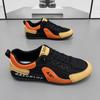 Sapatos Slip-On Fechados para Homens Preguiçosos para Primavera e Outono, Malha Respirável Tendência Versátil Sapatos Casuais, Tênis Casuais para Entrega