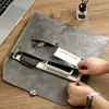 Bolsa de Documentos de Cuero A4 Transfronteriza Oficina de Negocios Bolsa para Archivo de Información de Contratos Maletín Impermeable Engrosado Fabricante Personalizado